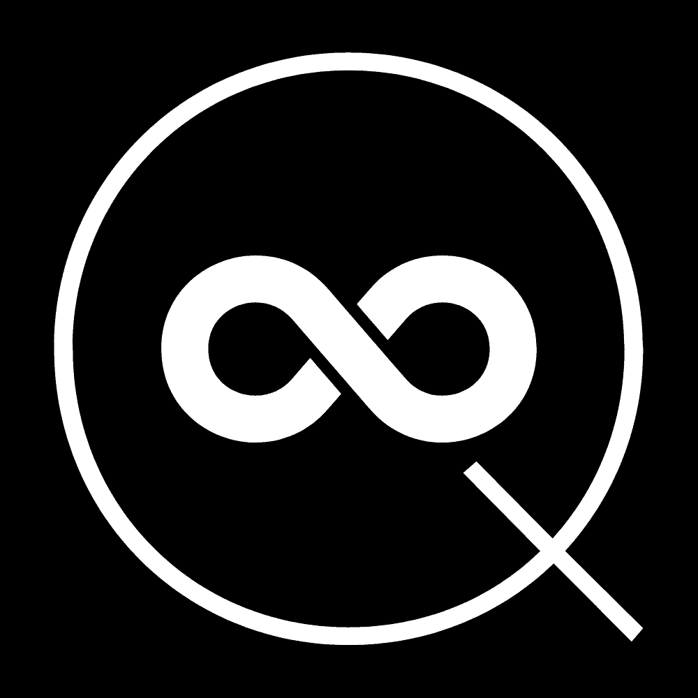 Quantiti ∞ logo – secure cloud environment symbol for managed cybersecurity and compliance in Europe